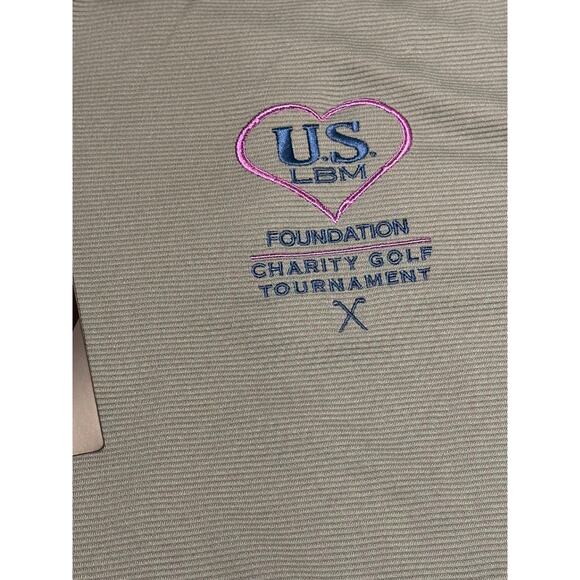 Callaway Opt Dri Grey Polo shirt Mens Size Large Activewear Custom Logo NWT - Picture 7 of 8